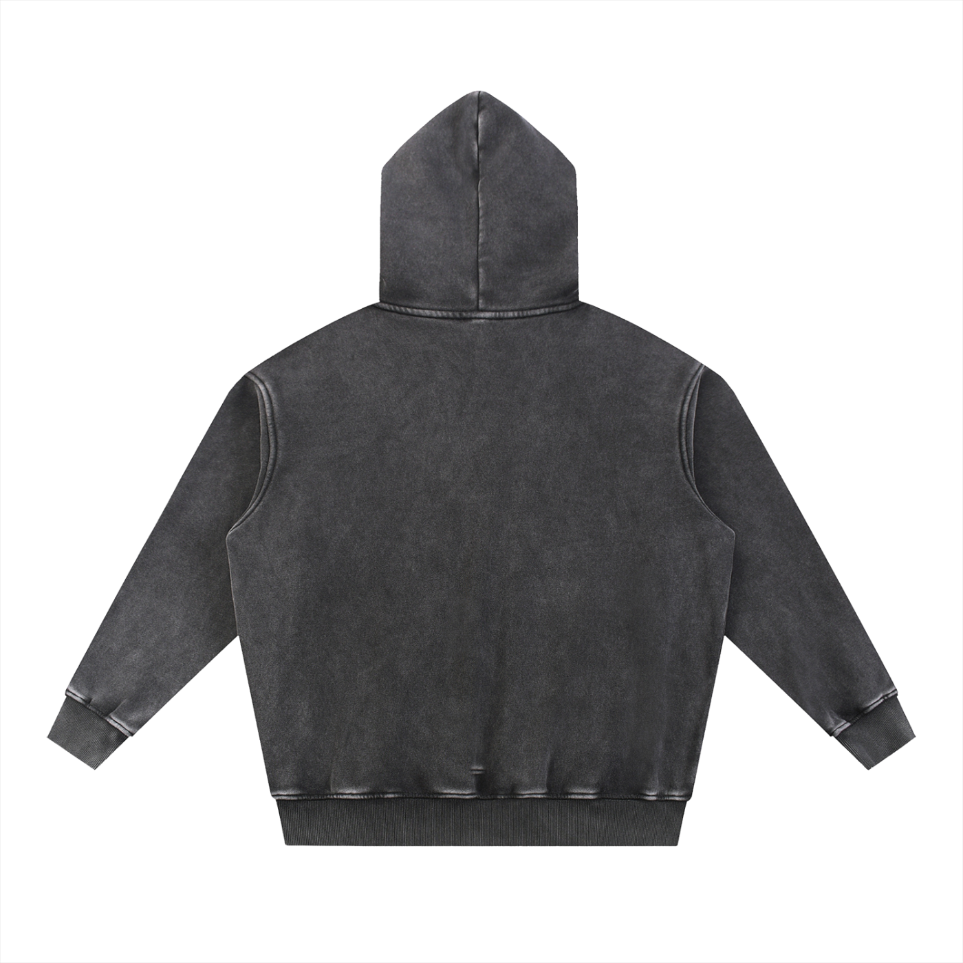 TO Snow Wash Fleece Oversize Hoodie