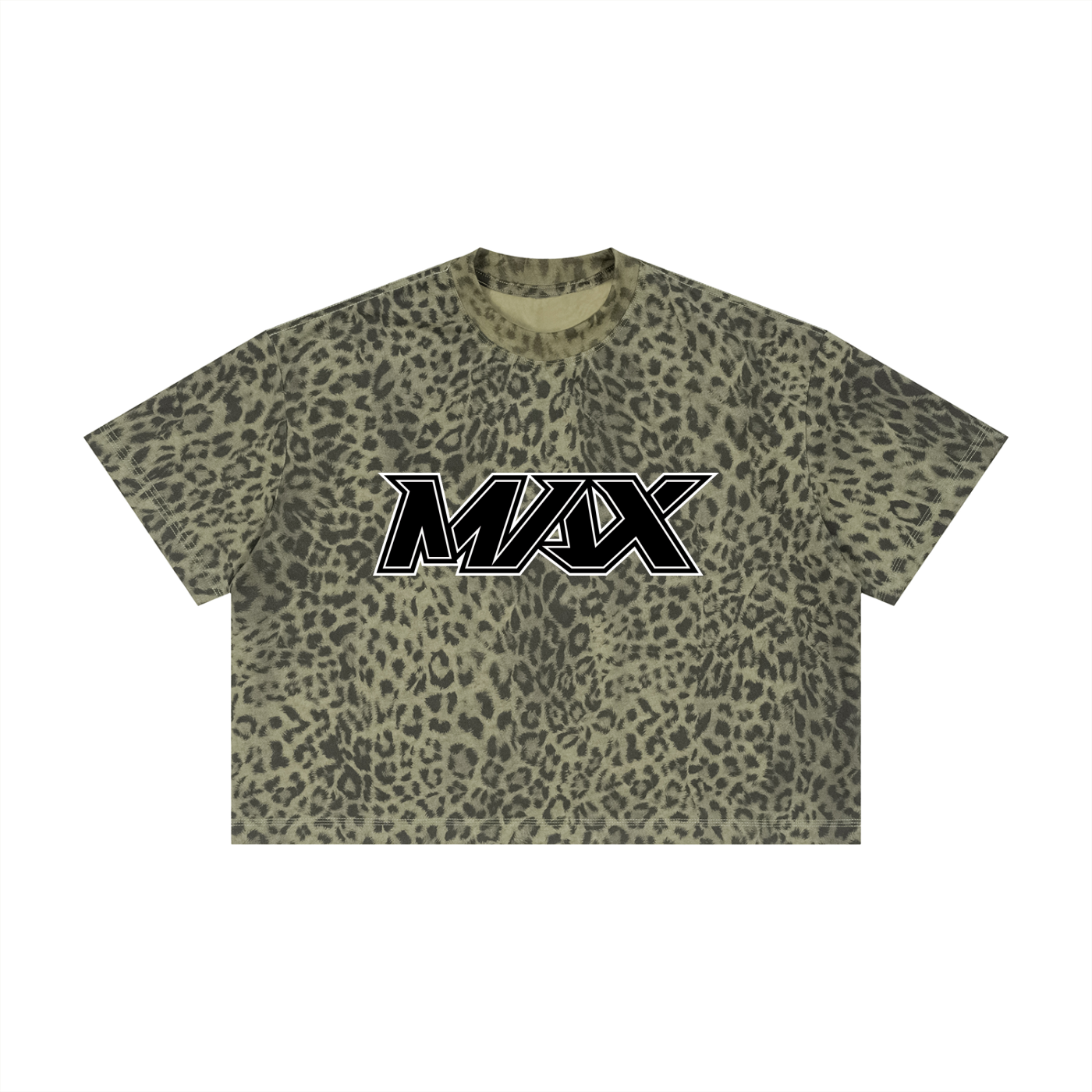 Unisex Leopard Print Boxy T-Shirt