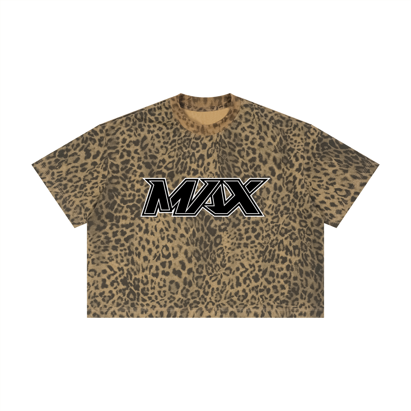 Unisex Leopard Print Boxy T-Shirt